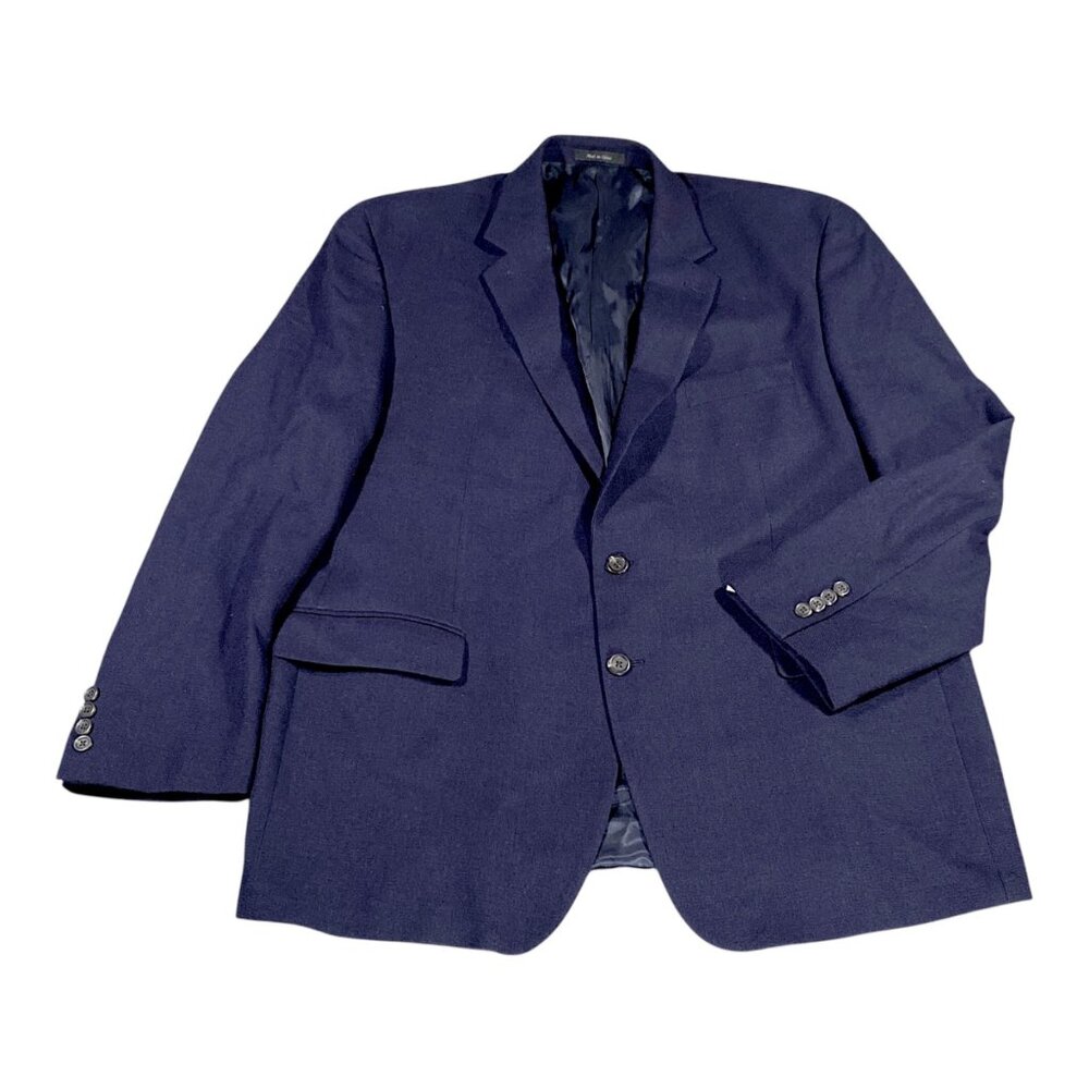 Ralph Lauren Jacket Mens 48R Navy Wool Classic Sport Corporate Professor Career